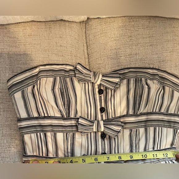 Bryon Lars Beauty Mark striped dress sz 4 - Picture 11 of 16